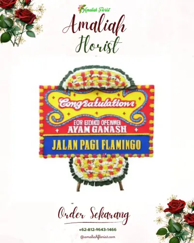 Bunga Papan Congratulation di Klampis